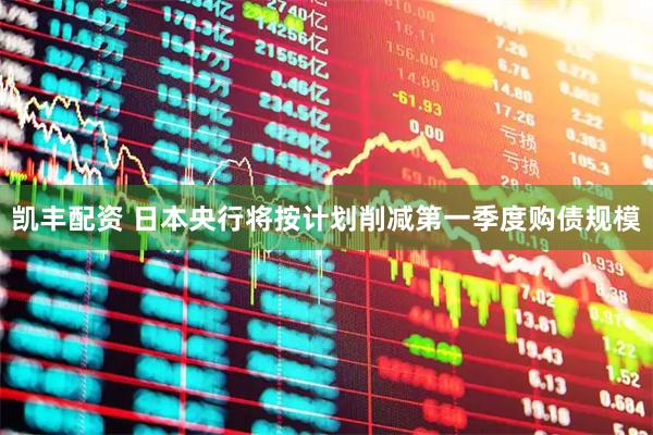 凯丰配资 日本央行将按计划削减第一季度购债规模