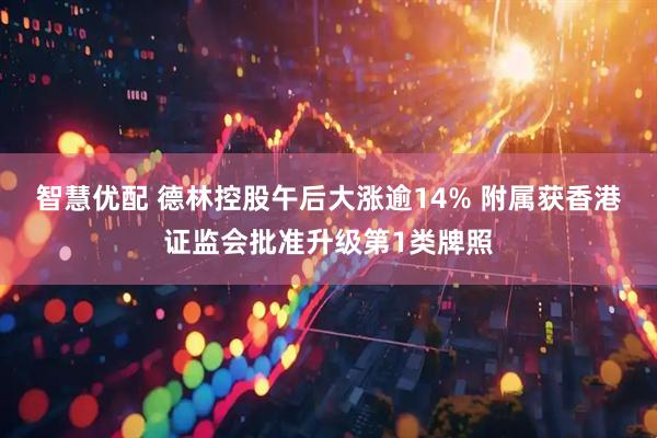智慧优配 德林控股午后大涨逾14% 附属获香港证监会批准升级第1类牌照